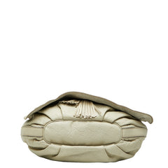 グッチ グッチシマ 斜め掛け ショルダーバッグ 212572 アイボリー ホワイト レザー レディース GUCCI 【中古】