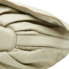 グッチ グッチシマ 斜め掛け ショルダーバッグ 212572 アイボリー ホワイト レザー レディース GUCCI 【中古】