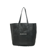 バレンシアガ エブリデイ トートS トートバッグ ショルダーバッグ 475199 ブラック レザー レディース BALENCIAGA 【中古】