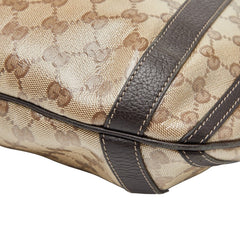 グッチ GGクリスタル ハンドバッグ ショルダーバッグ 2WAY 268641 ブラウン PVC レザー レディース GUCCI 【中古】