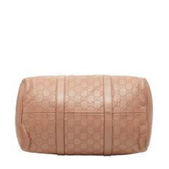 グッチ グッチシマ ボストンバッグ 265697 ピンク ベージュ レザー レディース GUCCI 【中古】