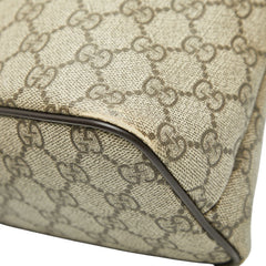 グッチ GGスプリーム ハンドバッグ ショルダーバッグ 2WAY 353440 ベージュ ブラウン PVC レザー レディース GUCCI 【中古】