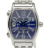 ユリス ナルダン ミケランジェロ UTC デュアルタイム 腕時計 223-48-7/53 自動巻き ブルー文字盤 ステンレススチール メンズ Ulysse Nardin 【中古】