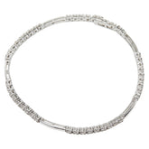 K18WG ホワイトゴールド ダイヤ0.50ct ブレスレット レディース 【中古】