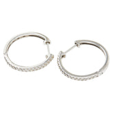 K14WG ホワイトゴールド ダイヤ0.30ct ピアス レディース 【中古】