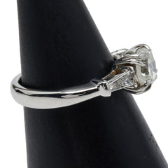 Pt900 プラチナ ダイヤ1.00ct ダイヤ0.25ct リング 指輪 レディース 6号 【中古】