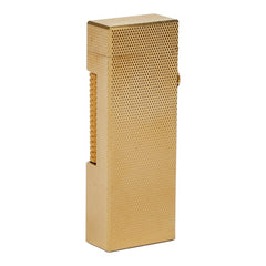 ダンヒル ガスライター ローラー式 ガス充填可 着火不可 火花あり ゴールド メッキ メンズ Dunhill 【中古】