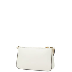 マイケルコース ロゴ ショルダーバッグ ホワイト レザー レディース Michael Kors 【中古】