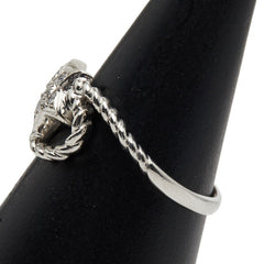 Pt900 プラチナ ダイヤ0.10ct スター 星 モチーフ リング 指輪 レディース 13号 【中古】