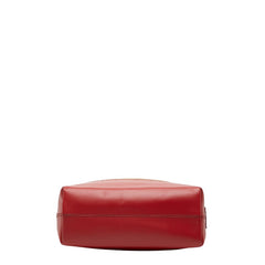 フェンディ セレリア トートバッグ 8BN232 レッド ブラウン レザー レディース FENDI 【中古】