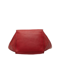 セリーヌ ビッグバッグ スモール ハンドバッグ ショルダーバッグ トートバッグ 2WAY レッド レザー レディース CELINE 【中古】