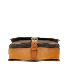 ルイ ヴィトン モノグラム カルトシエールMM 斜め掛け ショルダーバッグ M51253 ブラウン PVC レザー レディース LOUIS VUITTON 【中古】