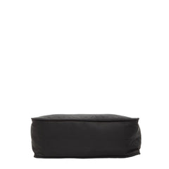 プラダ 三角ロゴプレート ミニハンドバッグ ブラック ナイロン レディース PRADA 【中古】