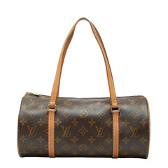 ルイ ヴィトン モノグラム パピヨン30 ハンドバッグ M51385 ブラウン PVC レザー レディース LOUIS VUITTON 【中古】