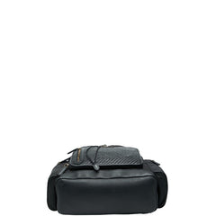 ゼニア リュック バックパック ブラック ナイロン レザー レディース Zegna 【中古】