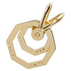 K18YG イエローゴールド ダイヤ0.32ct ペンダントトップ レディース 【中古】