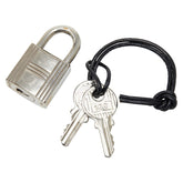 エルメス カデナ 南京錠 キー セット シルバー メタル レディース HERMES 【中古】