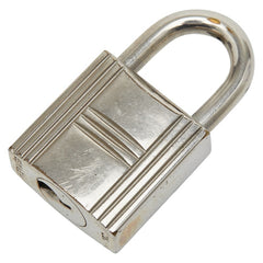 エルメス カデナ 南京錠 キー セット シルバー メタル レディース HERMES 【中古】