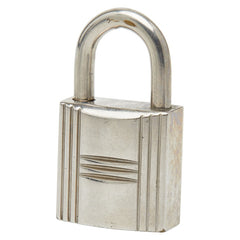 エルメス カデナ 南京錠 キー セット シルバー メタル レディース HERMES 【中古】