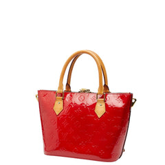 ルイ ヴィトン モノグラム ヴェルニ モンテベロPM ハンドバッグ ショルダーバッグ 2WAY M90165 スリーズ レッド パテントレザー レディース LOUIS VUITTON 【中古】