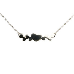 ティファニー モダンハート ネックレス SV925 シルバー レディース TIFFANY&Co. 【中古】