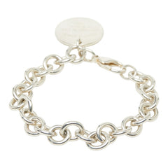 ティファニー リターン トゥ ティファニー ラウンド ブレスレット SV925 シルバー レディース TIFFANY&Co. 【中古】