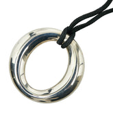 ティファニー セビアナ ネックレス シルバー ブラック SV925 シルバー ファブリック レディース TIFFANY&Co. 【中古】