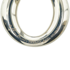 ティファニー セビアナ ネックレス シルバー ブラック SV925 シルバー ファブリック レディース TIFFANY&Co. 【中古】