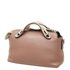 フェンディ バイザウェイ ミニ スタッズ 斜め掛け ショルダーバッグ ハンドバッグ 2WAY 8BL135-5QJ ピンク ベージュ レザー レディース FENDI 【中古】