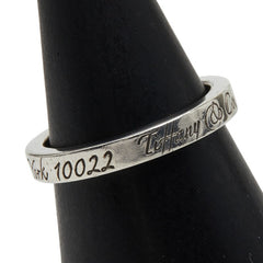 ティファニー ノーツ ナロー リング 指輪 SV925 シルバー レディース TIFFANY&Co. 【中古】
