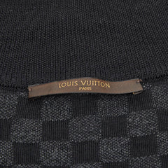 ルイ ヴィトン ドライバーズニット ジップアップニット サイズ:S ブラック ウール シルク カシミヤ メンズ LOUIS VUITTON 【中古】