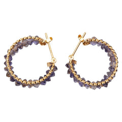 フープピアス イエローゴールド レディース 【中古】