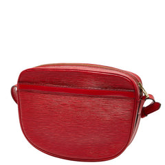 ルイ ヴィトン エピ ジュヌフィーユ 斜め掛け ショルダーバッグ M52157 カスティリアンレッド レザー レディース LOUIS VUITTON 【中古】