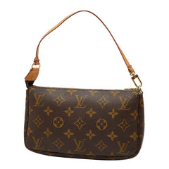 ルイ ヴィトン モノグラム ポシェット アクセソワール ショルダーバッグ M51980 ブラウン PVC レザー レディース LOUIS VUITTON 【中古】