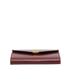 グッチ - 手帳カバー 031 379 4328 ワインレッド ボルドー レザー レディース GUCCI 【中古】