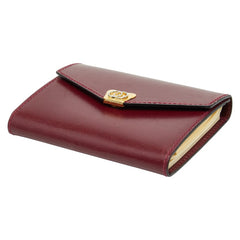 グッチ - 手帳カバー 031 379 4328 ワインレッド ボルドー レザー レディース GUCCI 【中古】