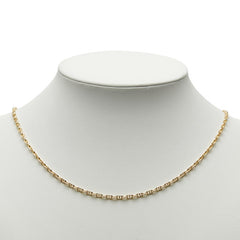 バレステラ Balestra チェーン ネックレス K18YG イエローゴールド レディース 【中古】