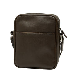 ルイ ヴィトン タイガ ディミトリ ショルダーバッグ M32468 グリズリ ブラウン レザー メンズ LOUIS VUITTON 【中古】