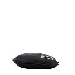 フェンディ マンマバケット ロゴ ショルダーバッグ ブラック ジャージー レザー レディース FENDI 【中古】