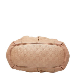 グッチ グッチシマ スーキー ハンドバッグ ショルダーバッグ 2WAY 247902 ベージュ ピンク キャンバス レザー レディース GUCCI 【中古】