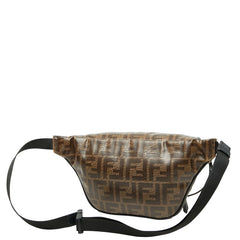 フェンディ ズッカ ボディバッグ ベルトバッグ 7VA446 ブラウン レザー レディース FENDI 【中古】