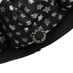 マークジェイコブス スター シュシュ ブラック シルバー ポリエステル レディース MARC JACOBS 【中古】