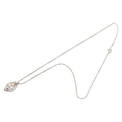 Pt900 プラチナ Pt850 プラチナ ダイヤ0.51ct ネックレス レディース 【中古】