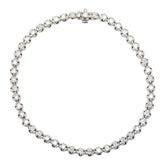 K14WG ホワイトゴールド ダイヤ2.00ct テニスブレス ブレスレット レディース 【中古】
