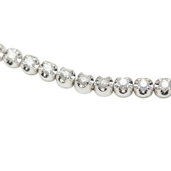 K14WG ホワイトゴールド ダイヤ2.00ct テニスブレス ブレスレット レディース 【中古】