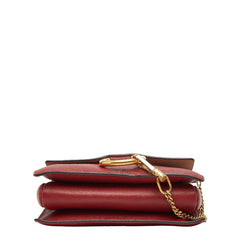 クロエ フェイ 斜め掛け ショルダーバッグ レッド レザー レディース Chloe 【中古】