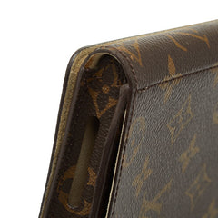 ルイ ヴィトン モノグラム エテュイ iPadケース M93803 ブラウン PVC レディース LOUIS VUITTON 【中古】