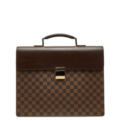 ルイ ヴィトン ダミエ アルトナPM ビジネスバッグ ブリーフケース N53315 ブラウン PVC レザー メンズ LOUIS VUITTON 【中古】
