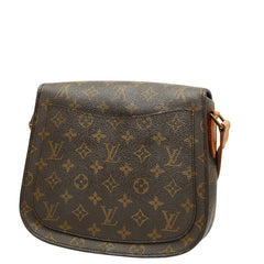 ルイ ヴィトン モノグラム サンクルー24 斜め掛け ショルダーバッグ M51242 ブラウン PVC レザー レディース LOUIS VUITTON 【中古】