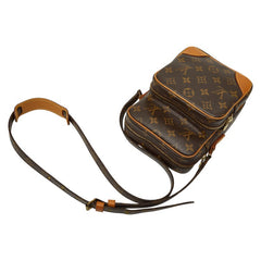 ルイ ヴィトン モノグラム アマゾン 斜め掛け ショルダーバッグ M45236 ブラウン PVC レザー レディース LOUIS VUITTON 【中古】